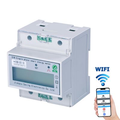 Qualität  Recharge 80A Single Phase Prepaid Energy Meter Din Rail Electric Meter CE usine